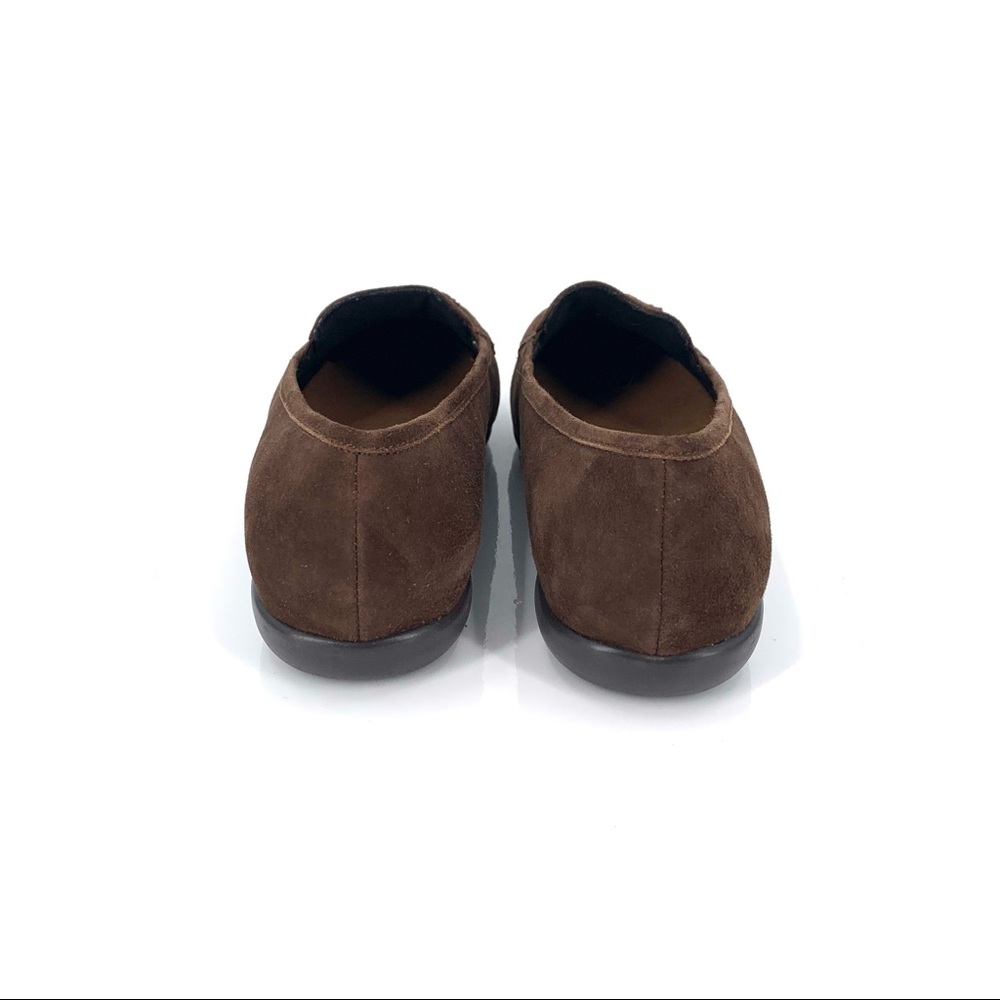 Ros Hommerson Loafers Slip On Brown Suede Tassel Moccasin Flats Loafers 7 Wide - Picture 8 of 13